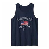 America 250 Years Tank Top | Patriotic Est 1776 American Flag Design | Soft Breathable Unisex Fit | 4th of July Gift for Patriots