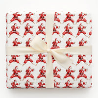 Martial Arts Santa Gift Wrap, Karate Santa Christmas Wrapping Paper, Humorous Holiday Wrapping Paper, Secret Santa Martial Arts Gift Wrap Roll