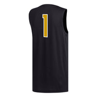 #1 Alabama State Hornets Replica Basketball Jersey - Black