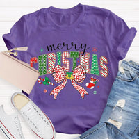 Adorable Holiday Educator Shirt, Merry Christmas Teacher T-Shirt, School Teacher Graphic Tee, Winter Christmas Teacher Shirt, Teacher Xmas Present