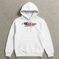 Freedom 250 Year Anniversary Hoodie | Distressed USA Flag Graphic | Premium Cotton Blend | Patriotic Apparel Gift for American Pride