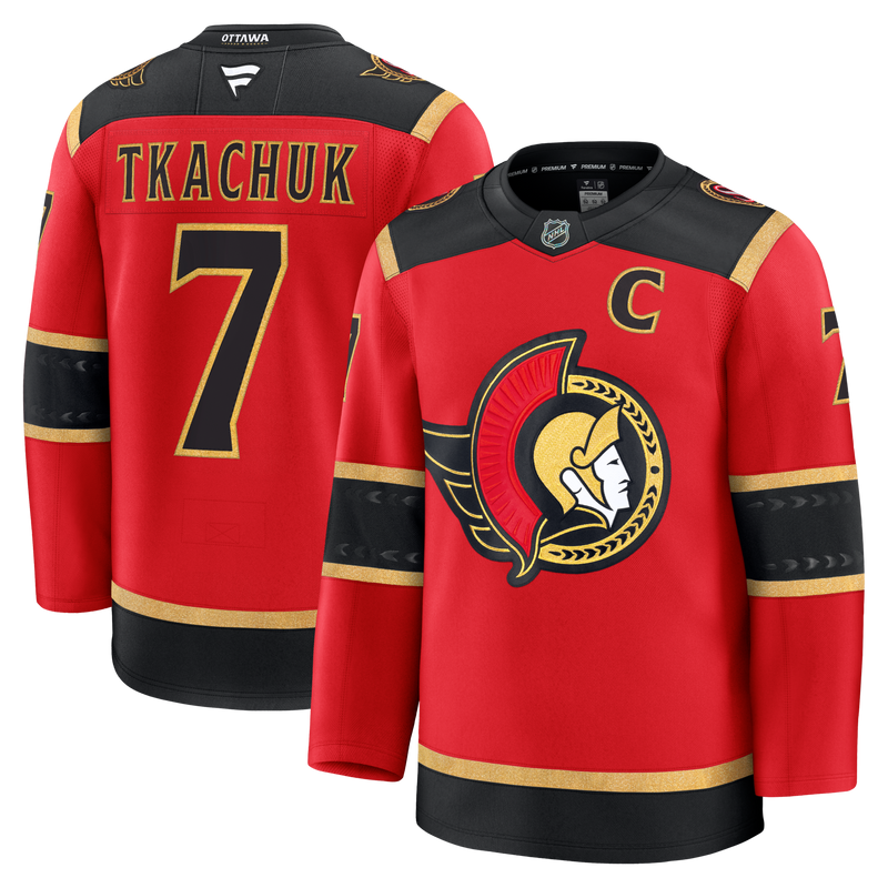 Ottawa Senators Brady Tkachuk Red Alternate Premium Jersey