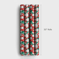 Abominable Snowman Holiday Gift Wrap, Adorable Yeti Christmas Wrapping Paper, Watercolor Yeti Wrapping Paper, Kids Festive Xmas Gift Wrap