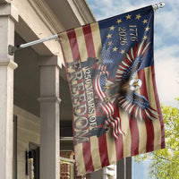 Patriotic Eagle House Flag | 250 Years of Freedom 1776-2026 Commemorative Design | Weather-Resistant Double-Sided Polyester | Gift for Veterans and Patriots