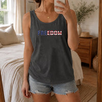 Patriotic Bigfoot Tank Top | USA 250 Years 1776-2026 America Independence Day Graphic | Premium Lightweight Breathable Fabric | Summer 4th of July Gift for Men Women