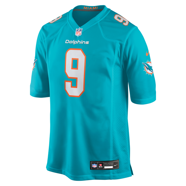 Miami Dolphins Ifeatu Melifonwu Nike Aqua Team Game Jersey