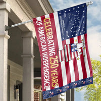 Snoopy 250 Years American Independence House Flag | Celebrating America's Semiquincentennial 1776-2026 | Premium Weather-Resistant Polyester | Patriotic Gift for History Lovers