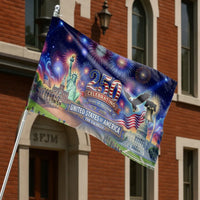 USA 250th Anniversary House Flag | Celebrating 250 Years of Freedom1776-2026 Patriotic Art | Weather-Resistant DoubleSided Premium Polyester | Gift for Patriotic American History Fans