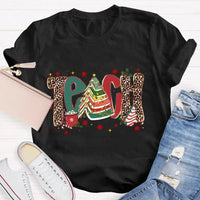 Bookish Xmas Tree T-Shirt, Teacher Christmas Books Tree Shirt, Reading Teacher Holiday Shirt, School Educator Tee, Book Lover Christmas Present