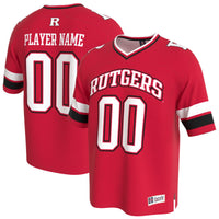 Rutgers Scarlet Knights Lightweight Collegiate Football NIL Pick-A-Player Fashion Jersey - Scarlet