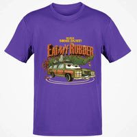 National Lampoons Christmas Vacation Shirt, Burn Some Dust Eat My Rubber T-Shirt, Retro Car Graphic Tee, Humorous Holiday Movie Apparel