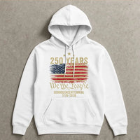 250 Years Semiquincentennial Hoodie | 1776-2026 We The People US Flag Design | Premium Cotton Blend | Patriotic Gift for American History Enthusiasts