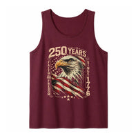 USA 250 Years of Freedom Tank Top | Patriotic Eagle & Flag Graphic | Soft Breathable Lightweight Fabric | 4th of July Independence Day Gift for Men & Women