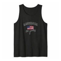 America 250 Years Tank Top | Patriotic 4th of July American Flag 250th Anniversary Design | Soft Breathable Unisex Fit | Gift for Independence Day Celebration
