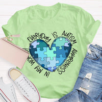 In My World Every Day Is Autism Awareness T-Shirt