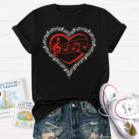 Musical Heart Teacher T-Shirt