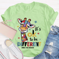 It's Ok To Be Different Embrace Your Uniqueness T-Shirt