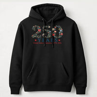 250 Years USA 1776-2026 Hoodie | Botanical Floral Commemorative Graphic | Premium Cotton-Blend | Patriotic Gift for Independence Day
