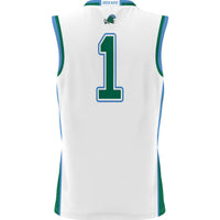 Male #1 White Tulane Green Wave Lightweight Basketball Jersey