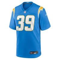Los Angeles Chargers Luke Grimm Powder Blue Team Game Jersey
