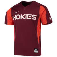 Virginia Tech Hokies 2-Button Replica Baseball Jersey - Maroon