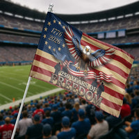 Patriotic Eagle House Flag | 250 Years of Freedom 1776-2026 Commemorative Design | Weather-Resistant Double-Sided Polyester | Gift for Veterans and Patriots