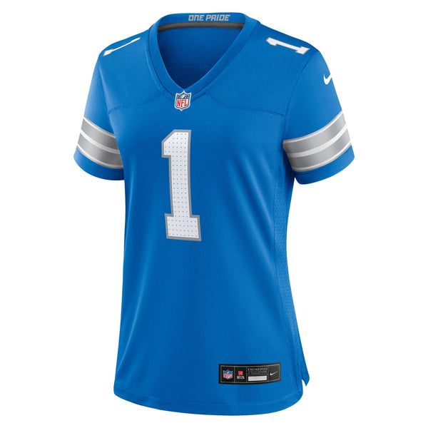 Detroit Lions Number 1 Mom Nike Blue Game Jersey