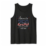 USA 250th Anniversary Tank Top | America 250 Years of Freedom 1776-2026 | Soft Breathable Patriotic Summer Wear | Independence Day 4th of July Gift for Men Women
