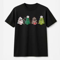 Holiday Tree Nurse Graphic Tee, Nurse Christmas T-Shirt, Adorable Medical Christmas Shirt, Festive RN Christmas T-Shirt, Healthcare Present