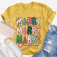 Festive Christmas Holiday Educator Shirt, Merry and Bright Teacher T-Shirt, Adorable Winter Classroom Tee, Teacher Holiday Present, Xmas Apparel