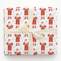 Sporty Christmas Gift Wrap, Basketball Santa Wrapping Paper, Basketball Sneaker Wrapping Paper, Athlete Basketball Gift Wrap, Coach Present