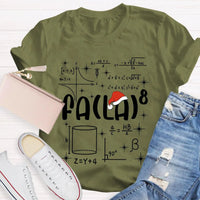 Fa La La Holiday Graphic Tee, Math Teacher Christmas T-Shirt, Humorous Math Equation Christmas Shirt, Winter Educator Present