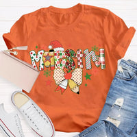 Maestra Bow Snowman Holiday Shirt, Bilingual Teacher Christmas T-Shirt, Spanish Teacher Graphic Tee, Adorable Christmas Maestra T-Shirt