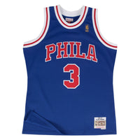 Philadelphia 76ers Allen Iverson 1997 Hardwood Classics Alternate Swingman Jersey - Blue