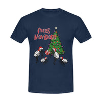 Humorous Dog Lover Holiday T-Shirt, Fleas Navidad Christmas Shirt, Adorable Dog Xmas Graphic Tee, Festive Holiday Animal Shirt, Dog Lover Xmas Present