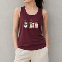 Adorable Medical Snowman Stethoscope Tank, Nurse Christmas Tank Top, Holiday Nurse Sleeveless Tank, Christmas Present for Nurse