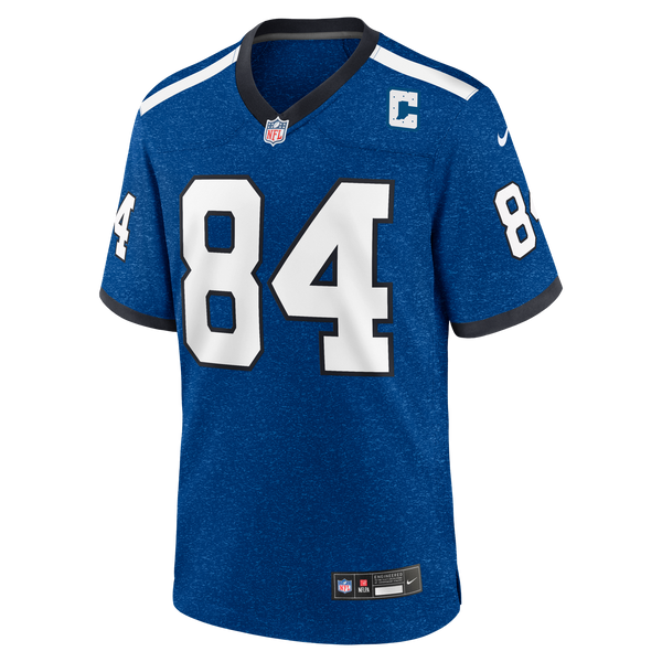 Indianapolis Colts Tyler Warren Nike Heather Royal Alternate 2 Indiana Nights Game Jersey