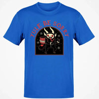 Humorous Dark Christmas Graphic Tee, Yule Be Sorry Krampus T-Shirt, Holiday Folklore Monster Shirt, Spooky Winter Season Present