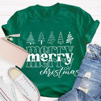 Festive Holiday Teacher Shirt, Christmas Tree Teacher T-Shirt, Adorable Winter Educator Tee, School Christmas Graphic Tee, Holiday Teacher Present