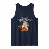 Ghost Turkey Hallothankmas Tee, Happy Hallothankmas Tank Top, Hallothankmas Christmas Tank, Fall Thanksgiving Tank Top, Holiday Present