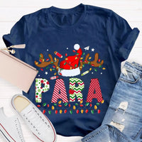 Santa Hat Holiday Paraeducator Tee, Paraprofessional Christmas Lights Shirt, Adorable Christmas SPED T-Shirt, School Staff Xmas Shirt