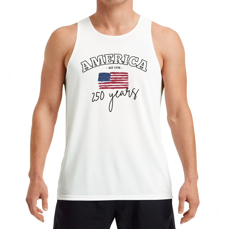 America 250 Years Tank Top | Vintage 1776-2026 Anniversary Design | Soft Breathable Unisex Fit | Patriotic 4th of July Gift