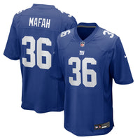 New York Giants Phil Mafah Royal Team Game Jersey