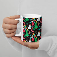 Rude Adult Christmas Coffee Mug, Naughty Penis Snowman Ceramic Mug, Sarcastic Holiday Coffee Cup, Humorous White Elephant Secret Santa Present