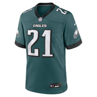 Philadelphia Eagles Jakorian Bennett Midnight Green Team Game Jersey