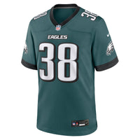 Philadelphia Eagles Cole Wisniewski Midnight Green Team Game Jersey