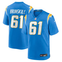 Los Angeles Chargers Daniel Brunskill Powder Blue Team Game Jersey