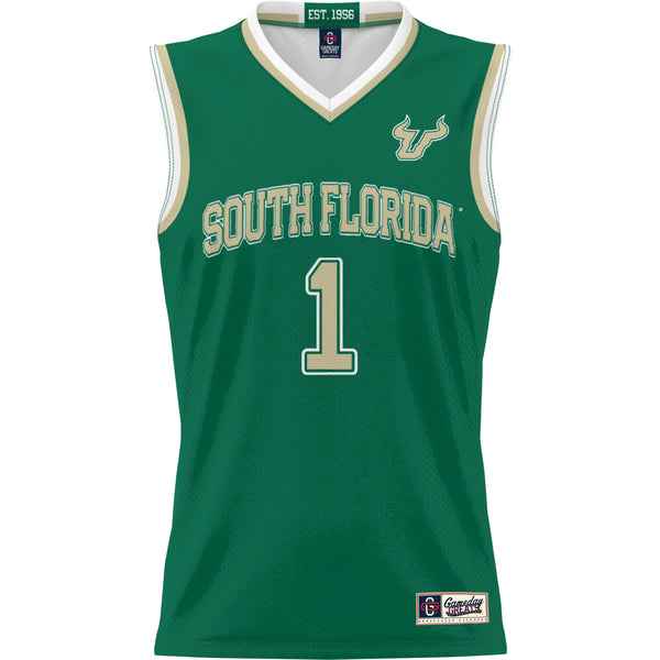 #1 South Florida Bulls GameDay Greats Lightweight Basketball Jersey - Green