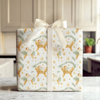 Watercolor Manger Christmas Gift Wrap, Baby Jesus Nativity Wrapping Paper, Christian Holiday Present Wrap, Religious Xmas Wrapping Paper