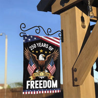 250 Years of Freedom Garden Flag | American Eagle 1776-2026 Commemorative Design | Double-Sided Weather-Resistant Polyester | Patriotic Gift for History Lovers